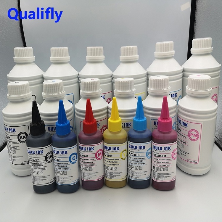 RZ280 high density heat transfer ink  for EP  L850 l800 L805 L1800 inkjet printer premium sublimation ink bottle refill in