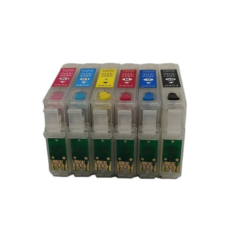 compatible  inkjet printer cartridge T0801 Refillable empty   Ink Cartridge for EP inkjet printer PX660/PX720WD/PX730WD