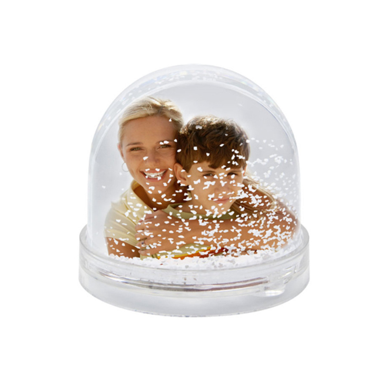 Qualisub Factory Price Sublimation Snow globes Liquid Photo frame blank for DIY printing