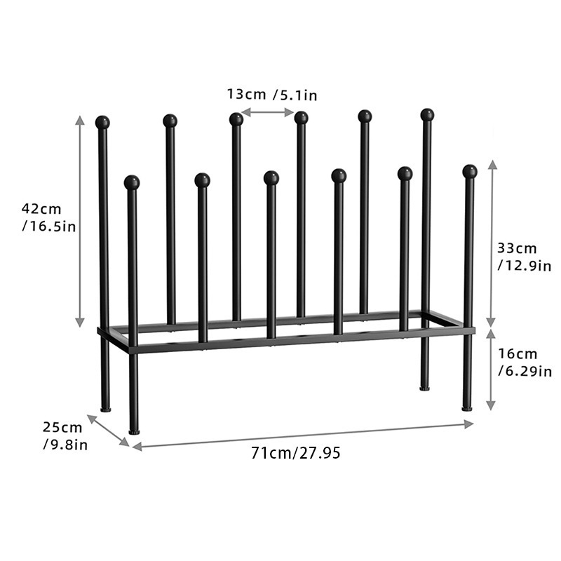 Creative Custom Shoe Rack Support Boot Rack Dormitory Indoor Outdoor Snow Boots Iron Modern Simple Support Rack Long Boots Shoe