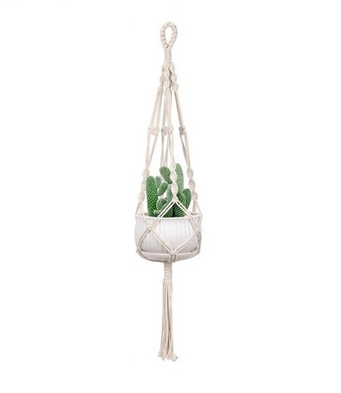 New Best Design Macrame plant pot holder indoor garden macrame plant hanger from India by Quality Handicrafts