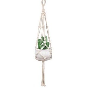 New Best Design Macrame plant pot holder indoor garden macrame plant hanger from India by Quality Handicrafts