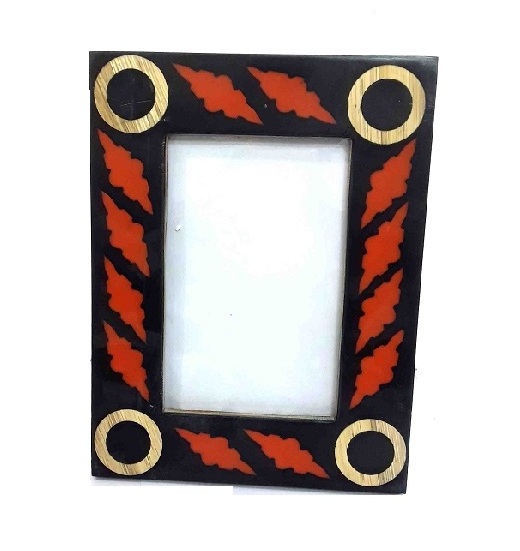 High Quality Home Decorative Resin Photo Frame Tabletop 4x6 Cheap Resin Inlay Picture Frames from India by Quality Handicrafts