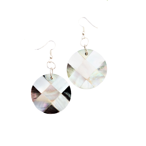 Mother of Pearl Shell Earrings Round Shape Earring For Women 2020 Birthday Gifts for Her White Abalone jewellery