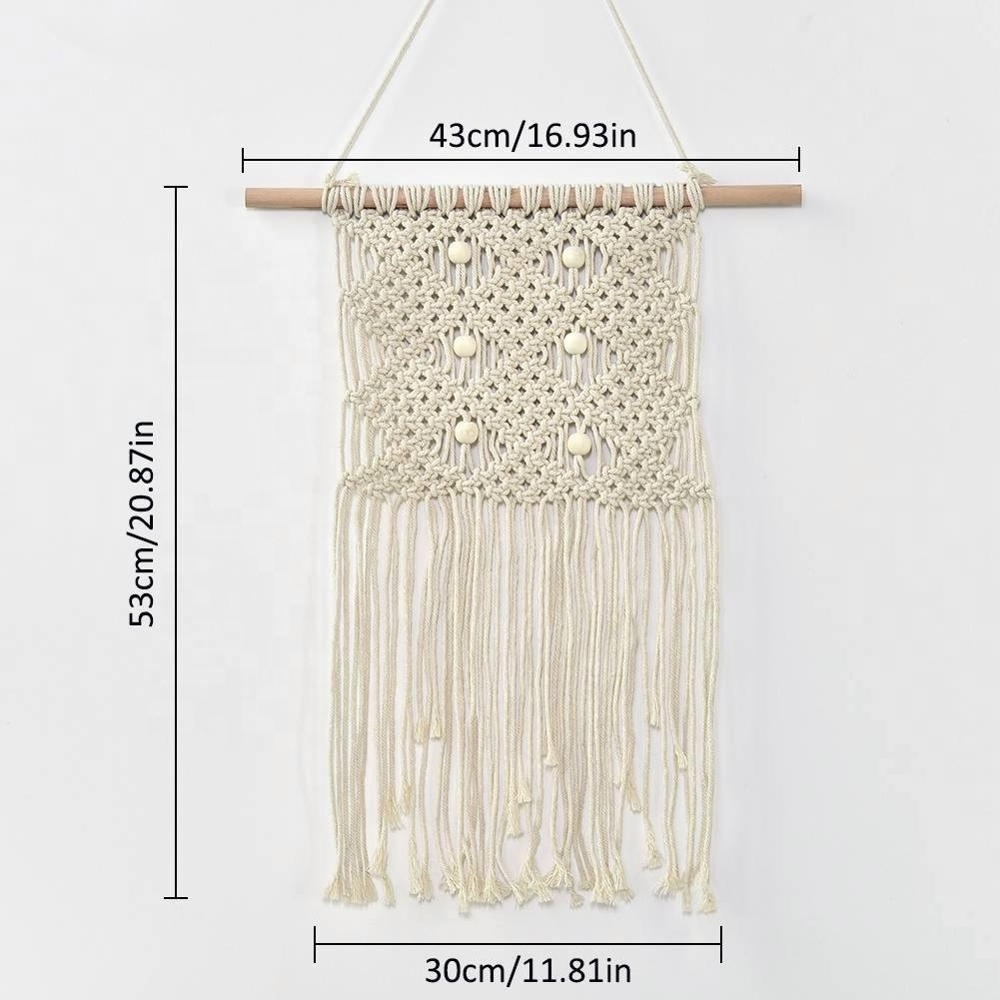 High Quality Factory Direct Sell  Macrame Wall Hangings /  Home Decoration Christmas Decoration from India