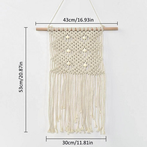 High Quality Factory Direct Sell  Macrame Wall Hangings /  Home Decoration Christmas Decoration from India