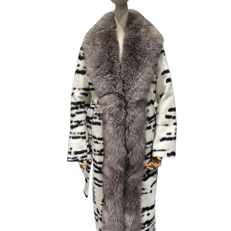 Hot Trending Women Trench Coat High Quality Faux Fur Long Trench Coat For Women