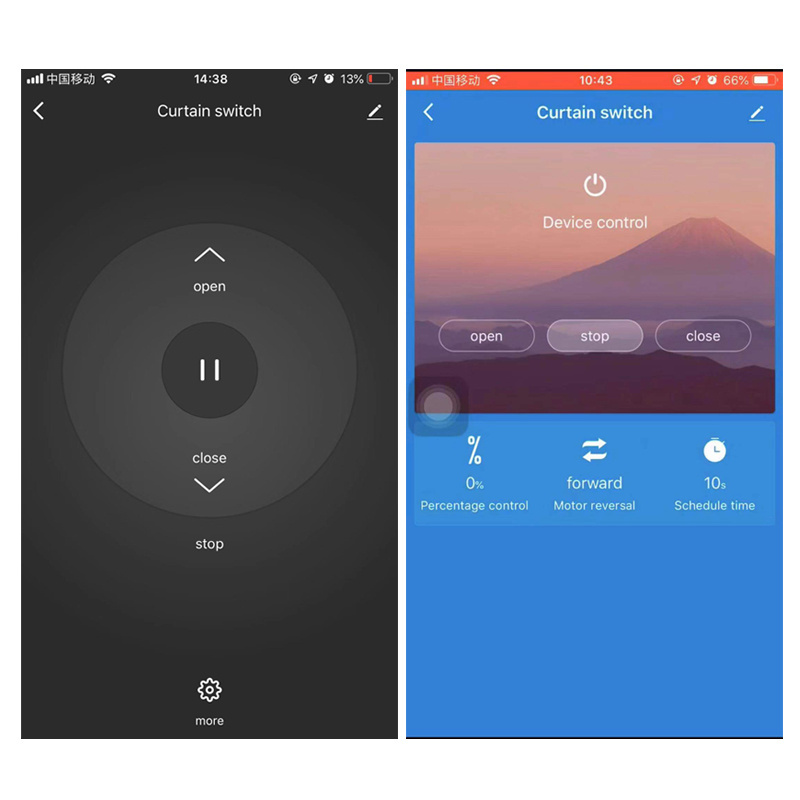 2020 Mini WIFI Curtain Motor Module forward and reverse home electrical switches