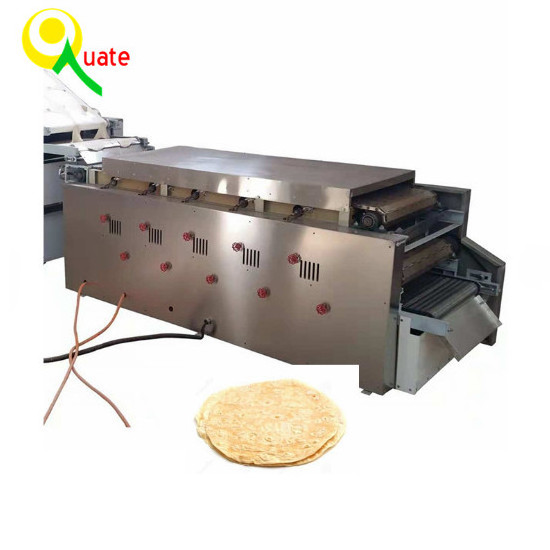 Roti making baking oven line arabic bread machine tunnel oven