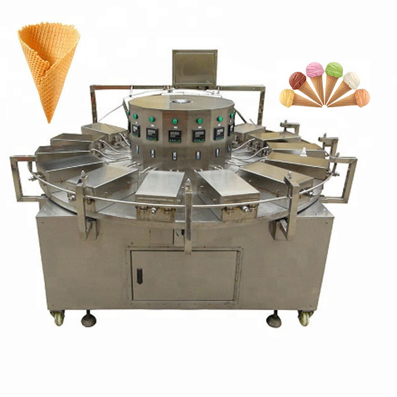 Ice cream cone making machine Waffles Roll Wafer Egg Biscuit Roll Machine