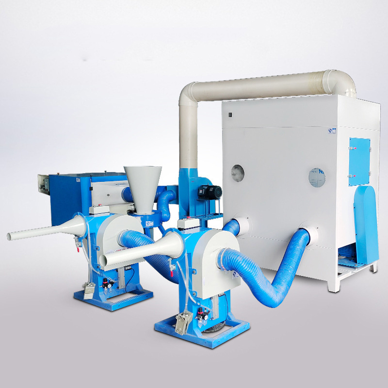 China Home Textile Automatic Fiber Opening and Pillow Filling Machine Cushion Stuffing Machine