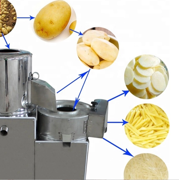 Restaurant Electric Industrial Potato Peeling Machine/Commercial Used Potato Peeling Machine/Potato Peeler And Cutter