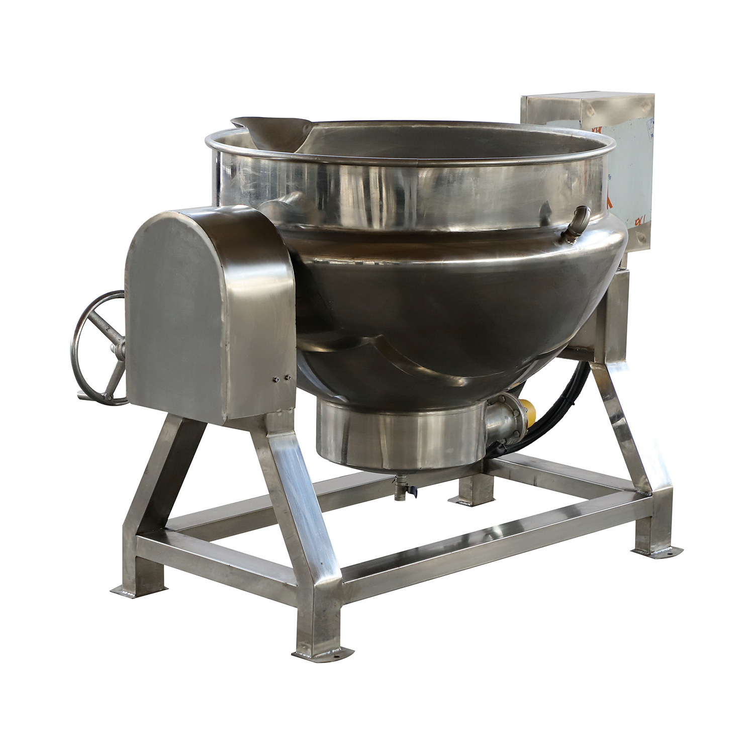 peanut candy making machine peanut candy sugar cooker Automatic Sugar Cooker/Steam Jacket Kettle For Fruit Jam