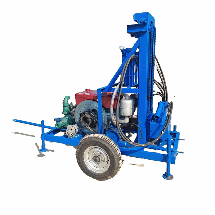 Hydraulic borehole water well drilling rig/machine/water drilling portable in China