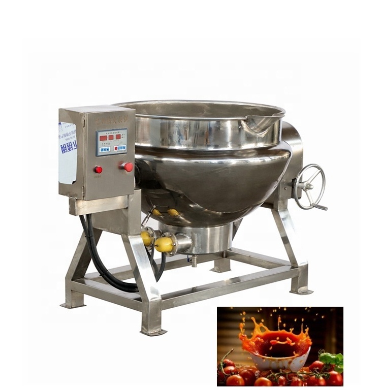 Stainless steel sugar boiling machine/sugar melting pot/sugar boiler