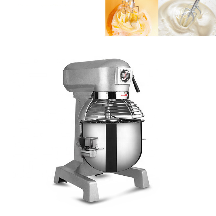 Egg Cream Mixer 30L Planetary Mixer for Bakery Equipment Bread Dough Mixer Electric Fast Blender