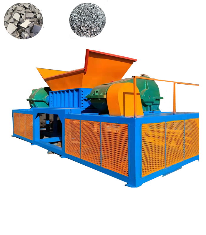 Scrap metal crushing machine Pipe scrap iron shredder Knife box can shredder Large garbage shredder