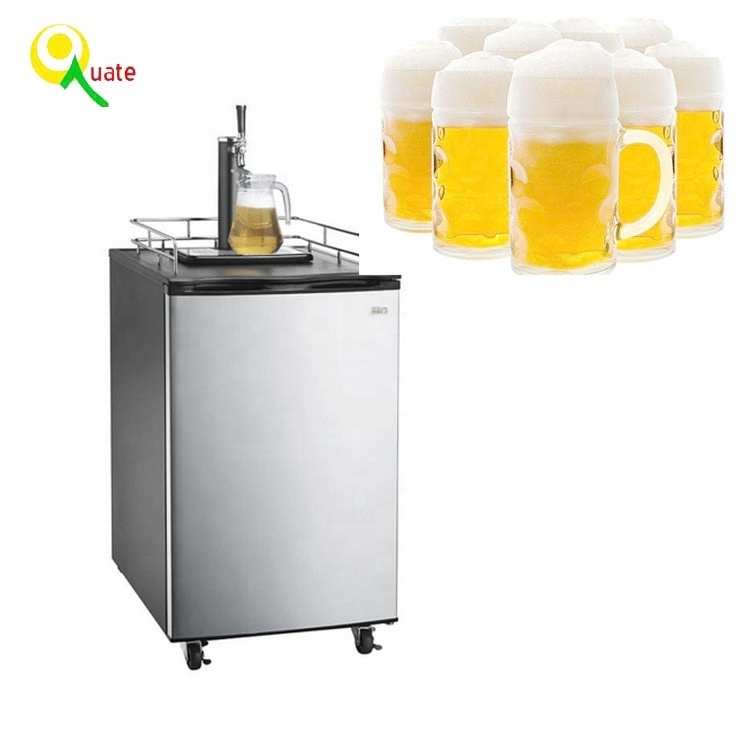 170L Two Beer Faucets Laptop Beer Keg Cooler Dispenser Machine