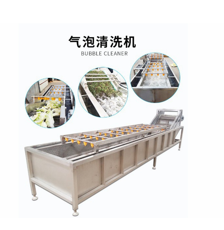 air bubble lettuce washing machine/ tomato/ orange washing machine/ fruit vegetable cleaning machine