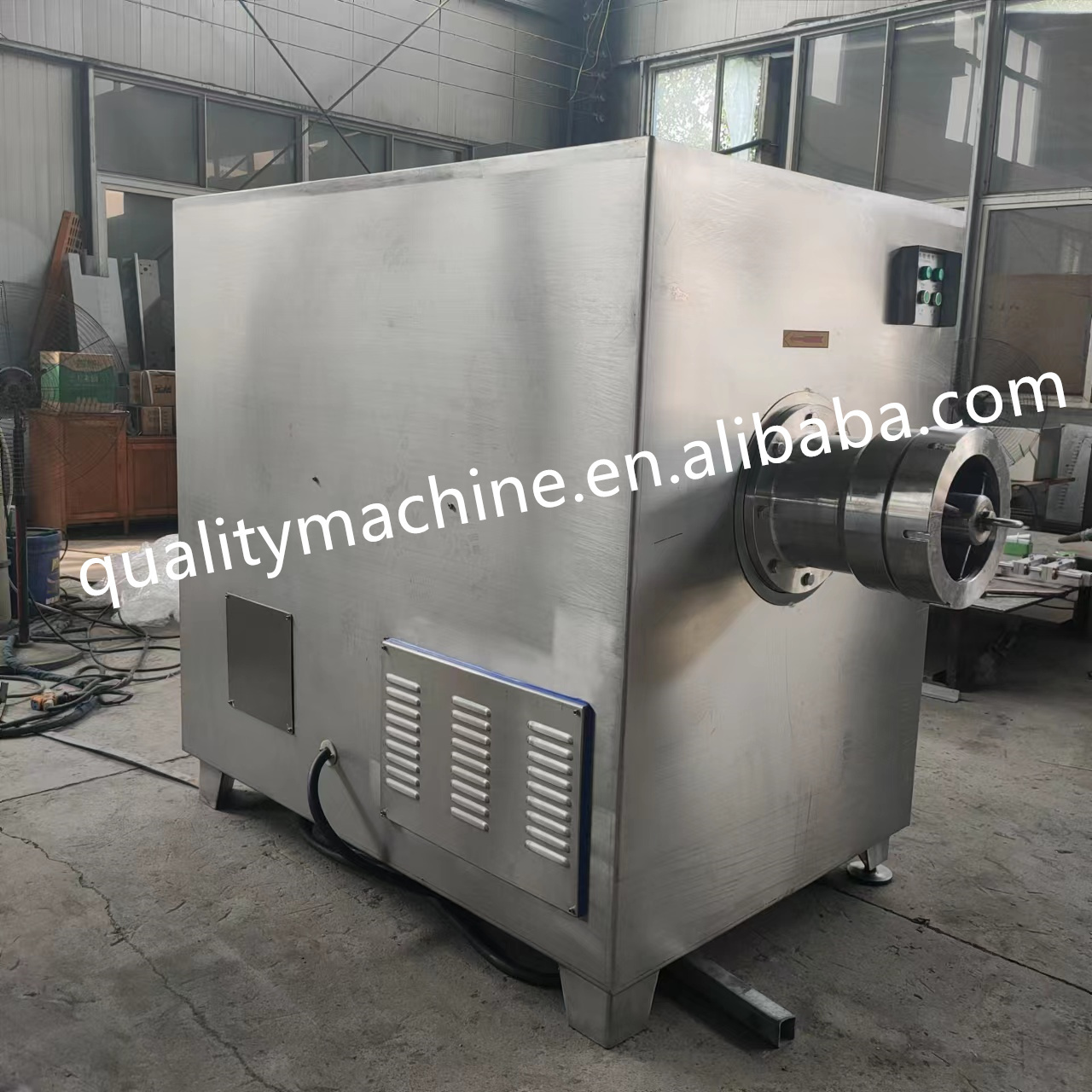 Commercial frozen meat mincer industrial used electric industry stainless steel meat and bone grinder mincer