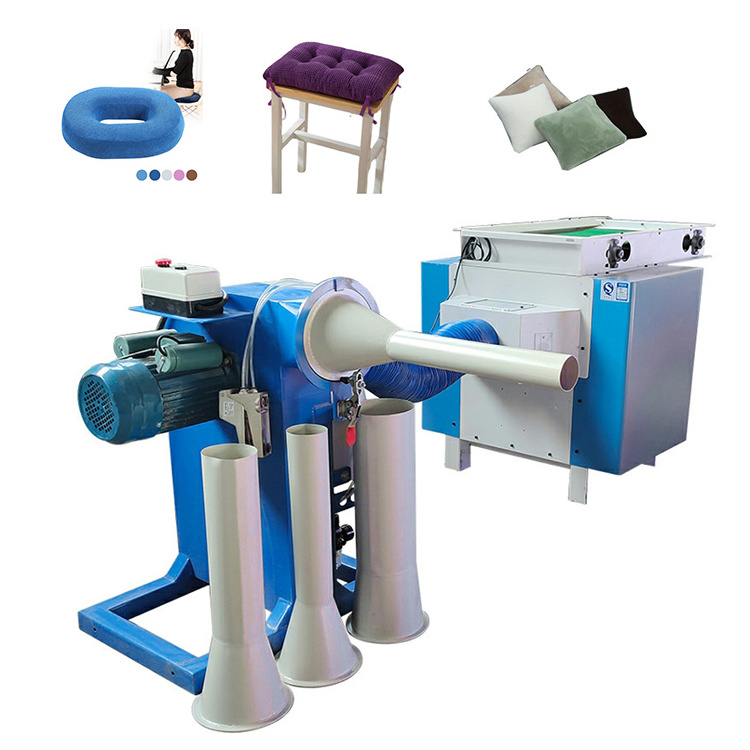 China Home Textile Automatic Fiber Opening and Pillow Filling Machine Cushion Stuffing Machine