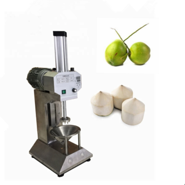 The sixth generation  diamond shape green young coconut peeling machine/coconut cutting machine