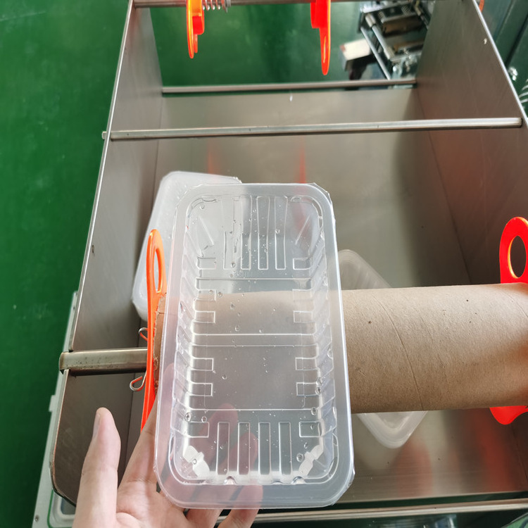 food tray seal pack machine tray sealing packing machine plastic tray filling sealing machine