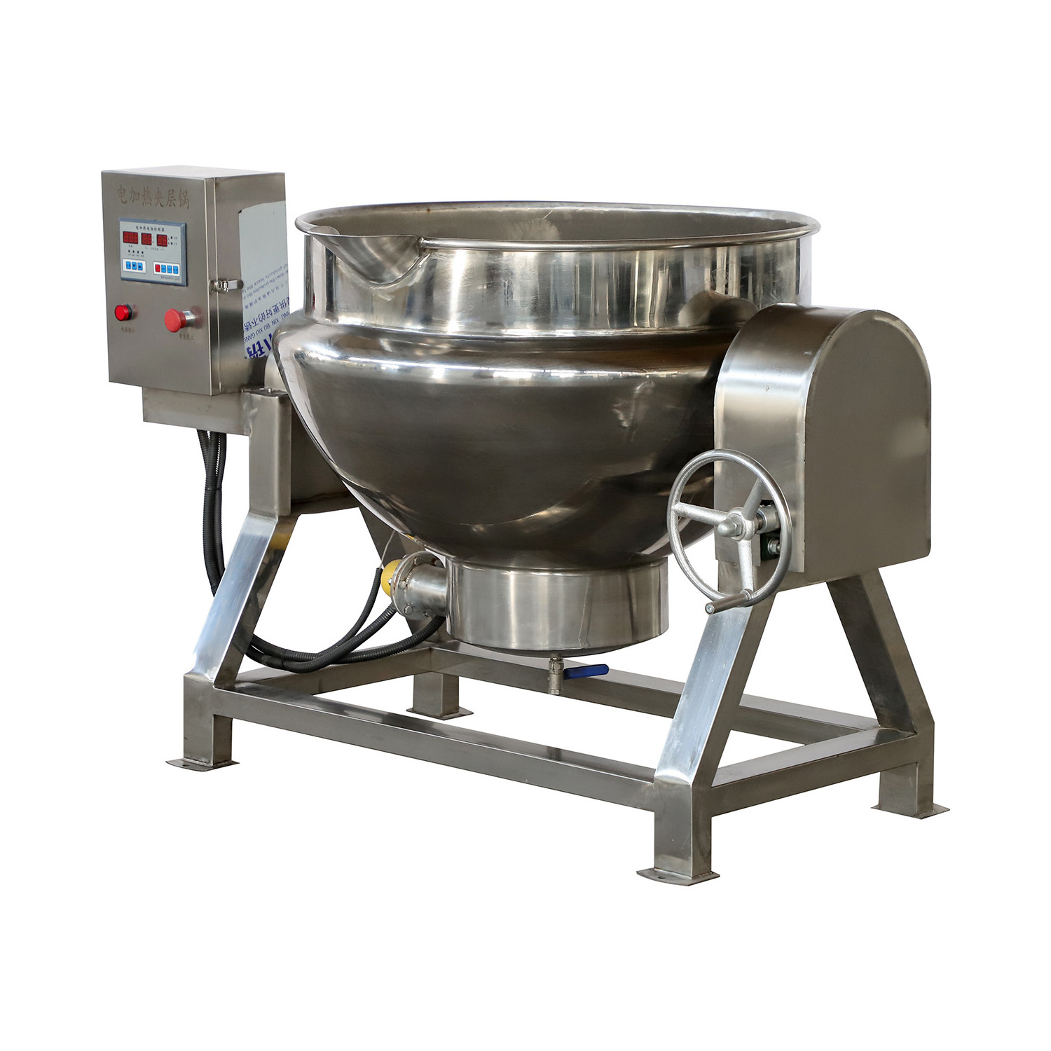 peanut candy making machine peanut candy sugar cooker Automatic Sugar Cooker/Steam Jacket Kettle For Fruit Jam