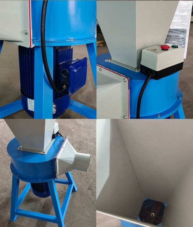 vertical scrap sponge waste foam cutting foam crushing grinding machine clothes latex shredder memory sponge crusher machine