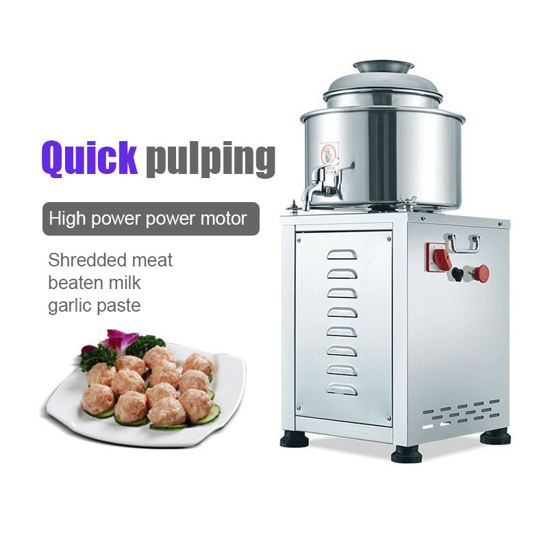 Commercial Kitchen Electric Meat Beater Machine /meatball maker Automatic Seafood Meat Paste Beater Mincer Chopper