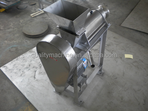 stainless steel fruit/vegetable crusher and juicer/cactus,tomato spiral juicer/fruit juice extractor machine