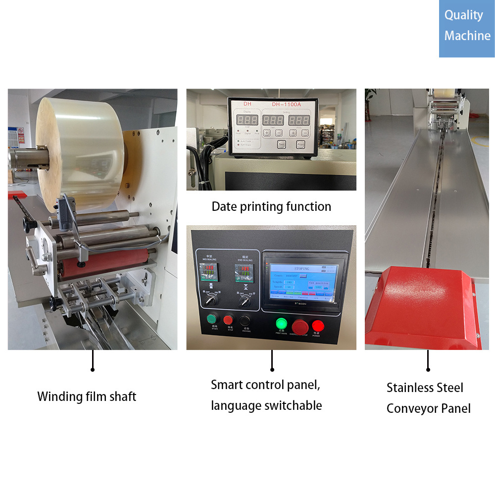 Wrapper Flow Pack Machine Horizontal Packaging Machine Automatic Packing Machine