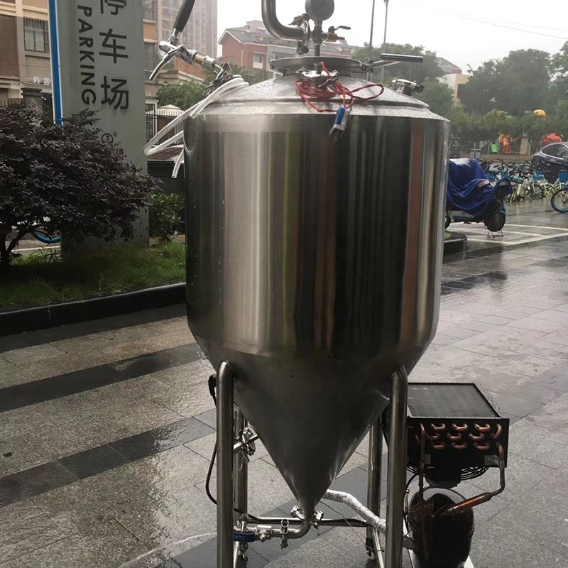 150 liters beer brewing machine vessels beer brew kettle easy maintaining beer stainless conical fermenter