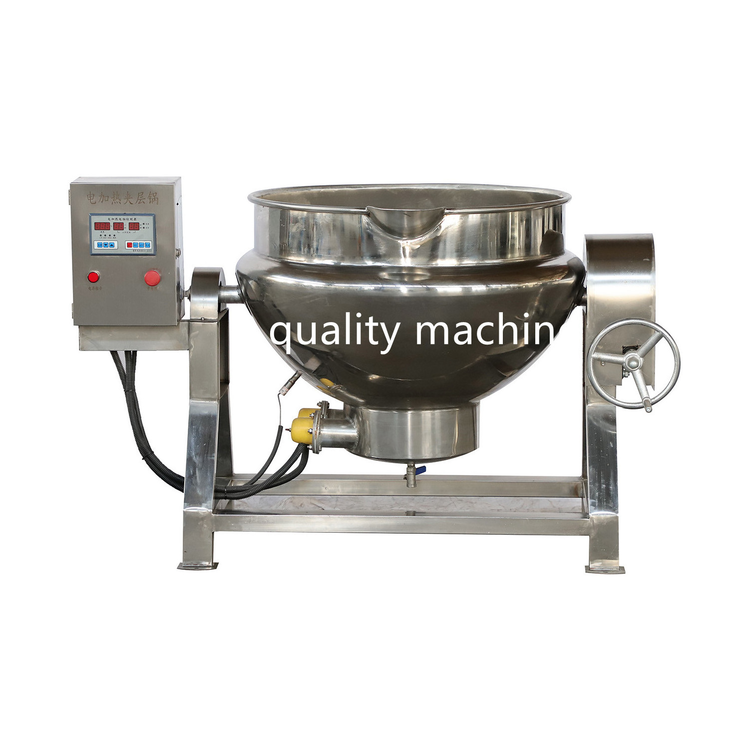 peanut candy making machine peanut candy sugar cooker Automatic Sugar Cooker/Steam Jacket Kettle For Fruit Jam