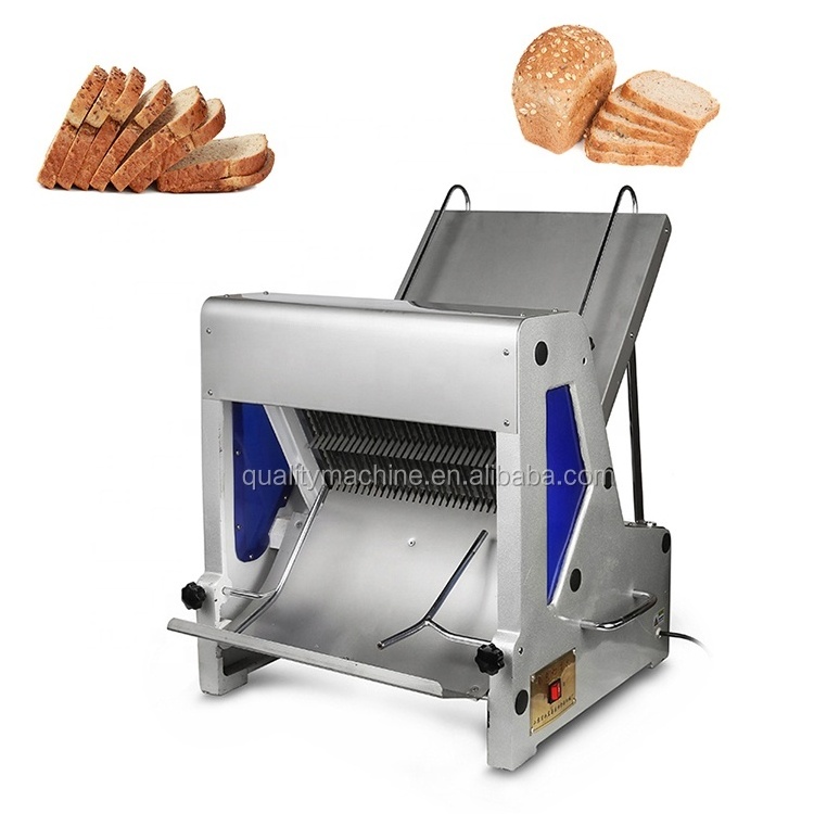 Hot Sale Electric Mechanical Mini Hamburger Bread Loaf Slicer Cutting Machine For Homemade Bread