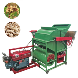 Groundnut picker with diesel engine power Peanut Picker