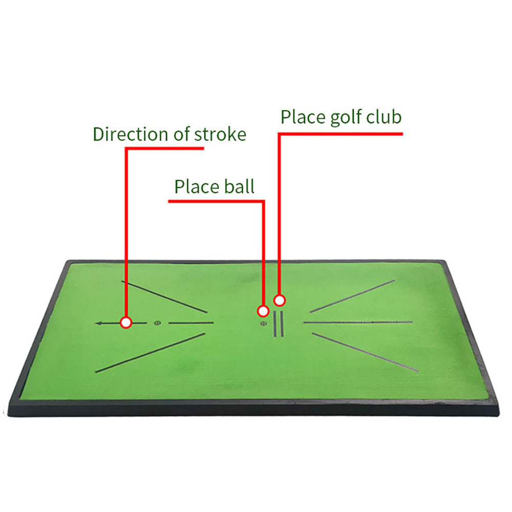 QTMAT Golf Swing Mat Training Detection Batting Analysis and Correct Your Swing Path Golf Hitting Mat