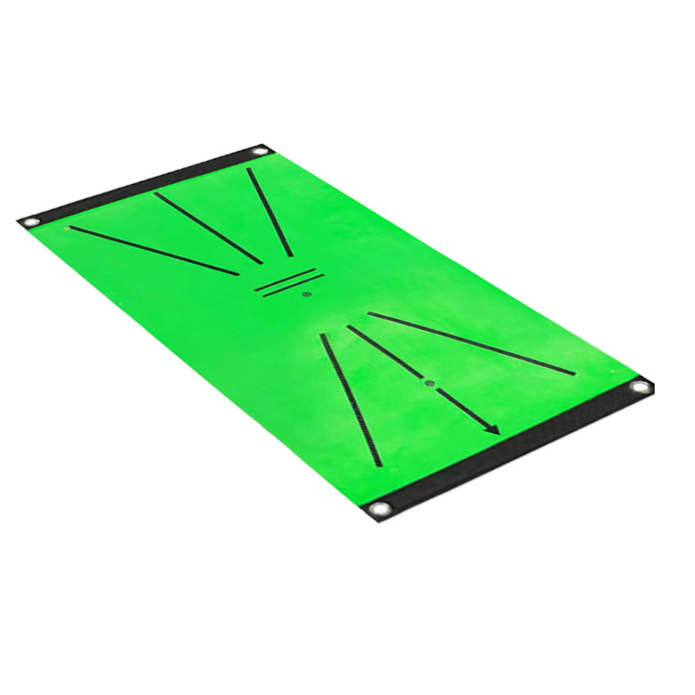 QTMAT Golf Training Mat Swing Detection Batting Pad Mini Golf Portable Putting Practice Hitting Mat Golf Mats