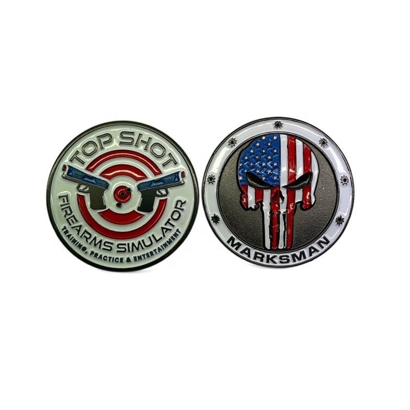 Cashmere Antique 3D Painted Sports Black Metal Coin with Custom Logo gold silver black silver coin