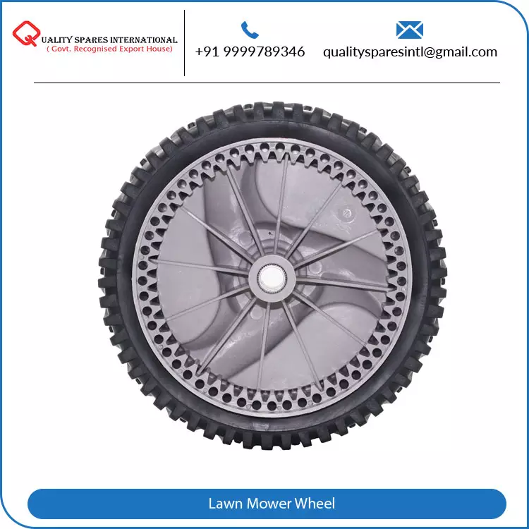 Replacement HUS 8 Inch Front Plastic Lawn Mower Wheel Lowest Price Transporting Caster Wheels Supplier from India