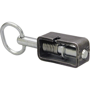 Spring Latch Assembly with Plain Tube and 1.31 Extended Plunger Heat Treated Pin Utility Gate Latch Trailer Latch