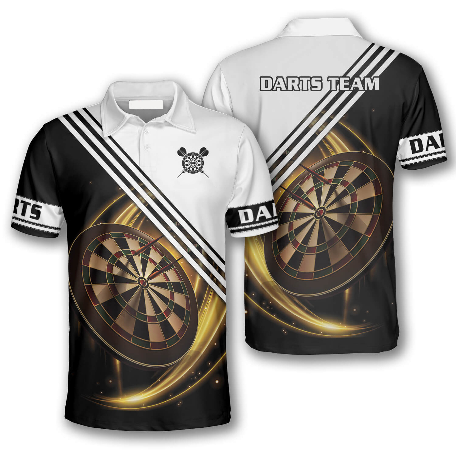 The New Listing Quick Dry Sublimation Darts Club Polo Tshirt Design Your Own fashion Darts Shirt