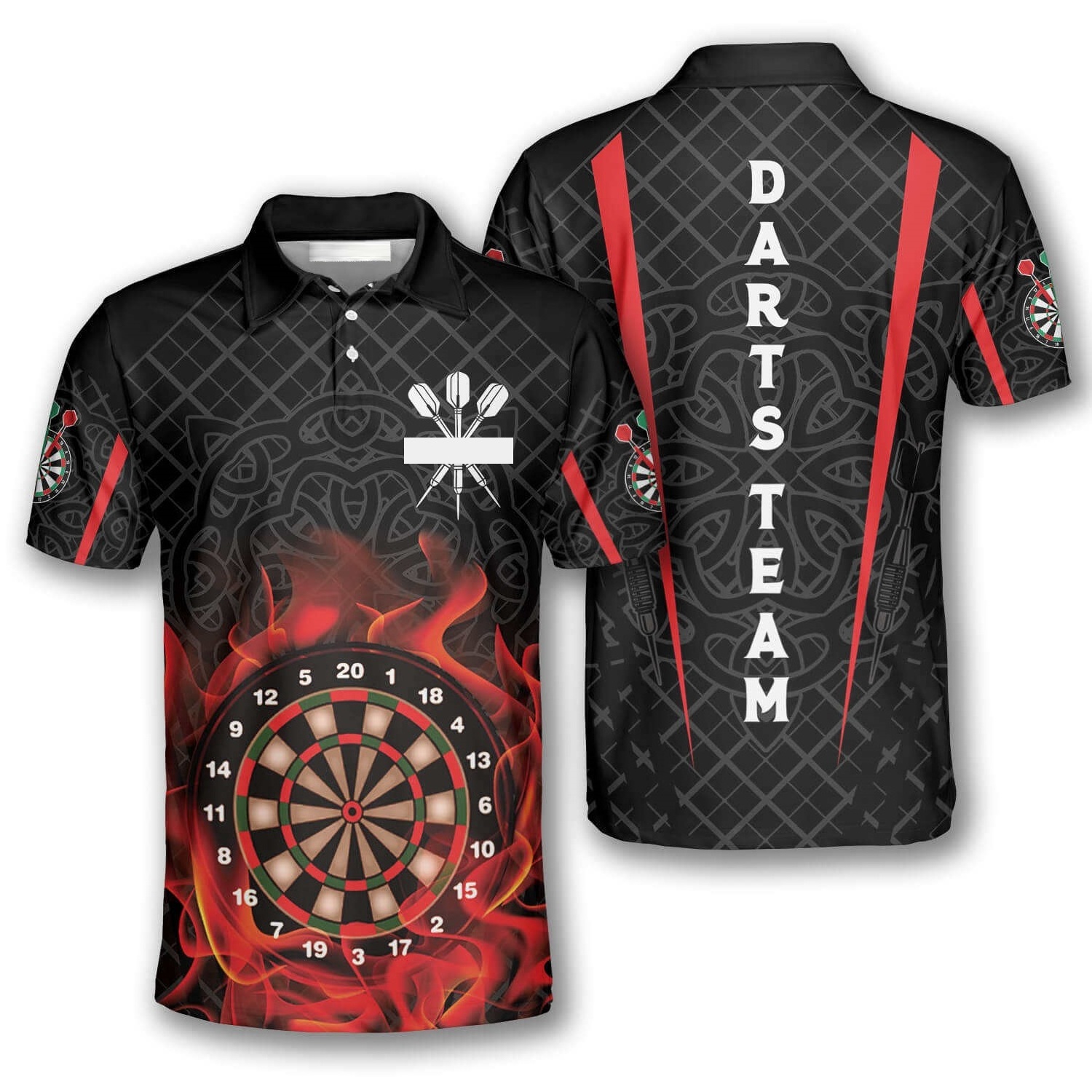 The New Listing Quick Dry Sublimation Darts Club Polo Tshirt Design Your Own fashion Darts Shirt