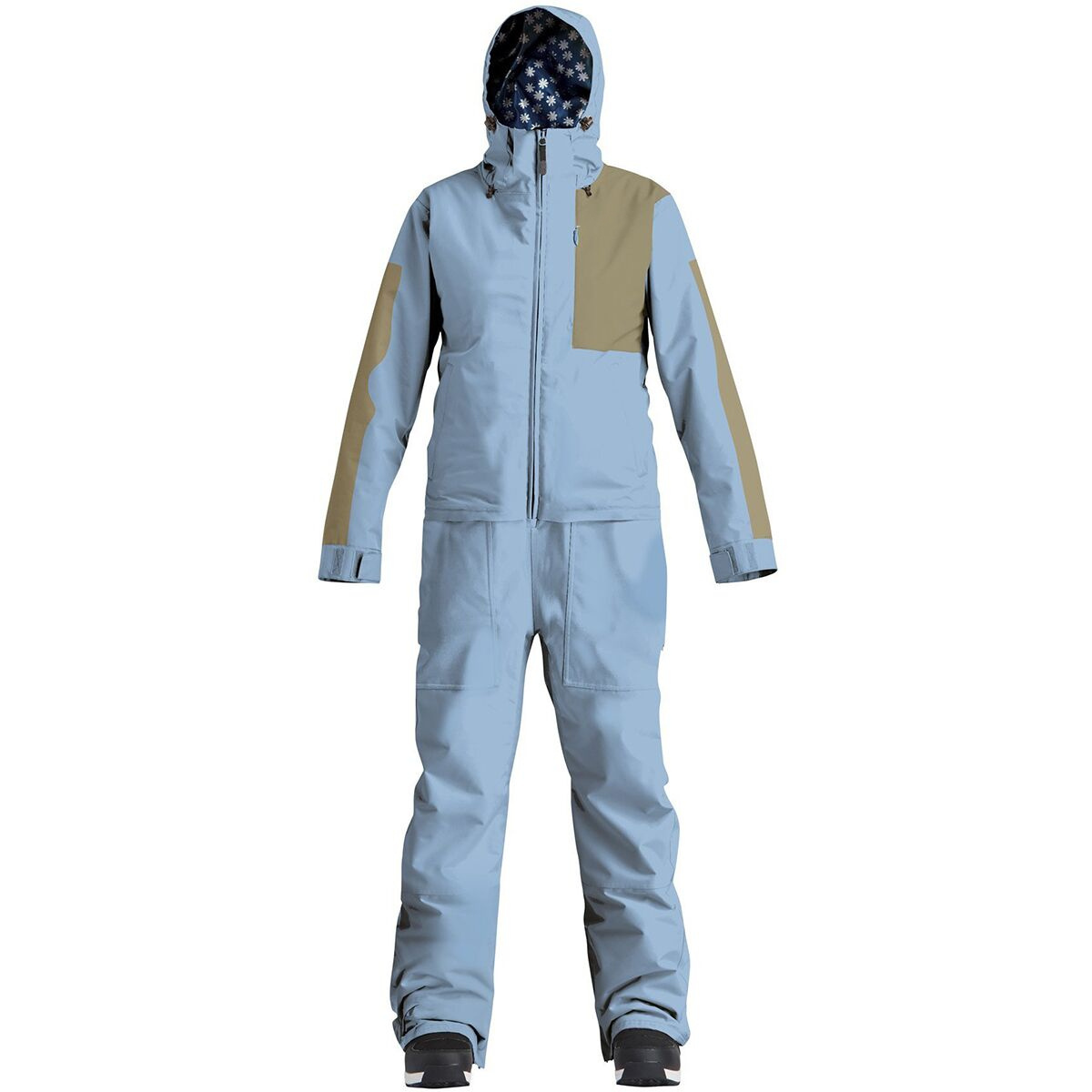 Winter Outdoor Expedition Ski Men Down Suit One Piece Men Ski Down Suit