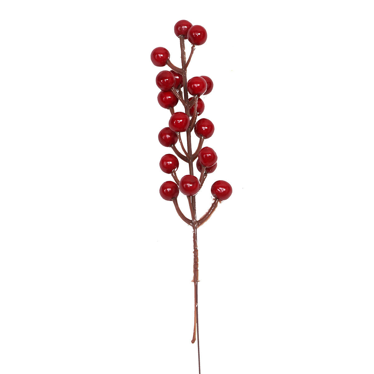 Great Burgundy Artificial Red Berry Stems for Christmas Tree Decorations for Ceremonies Crafts Weddings Holidays