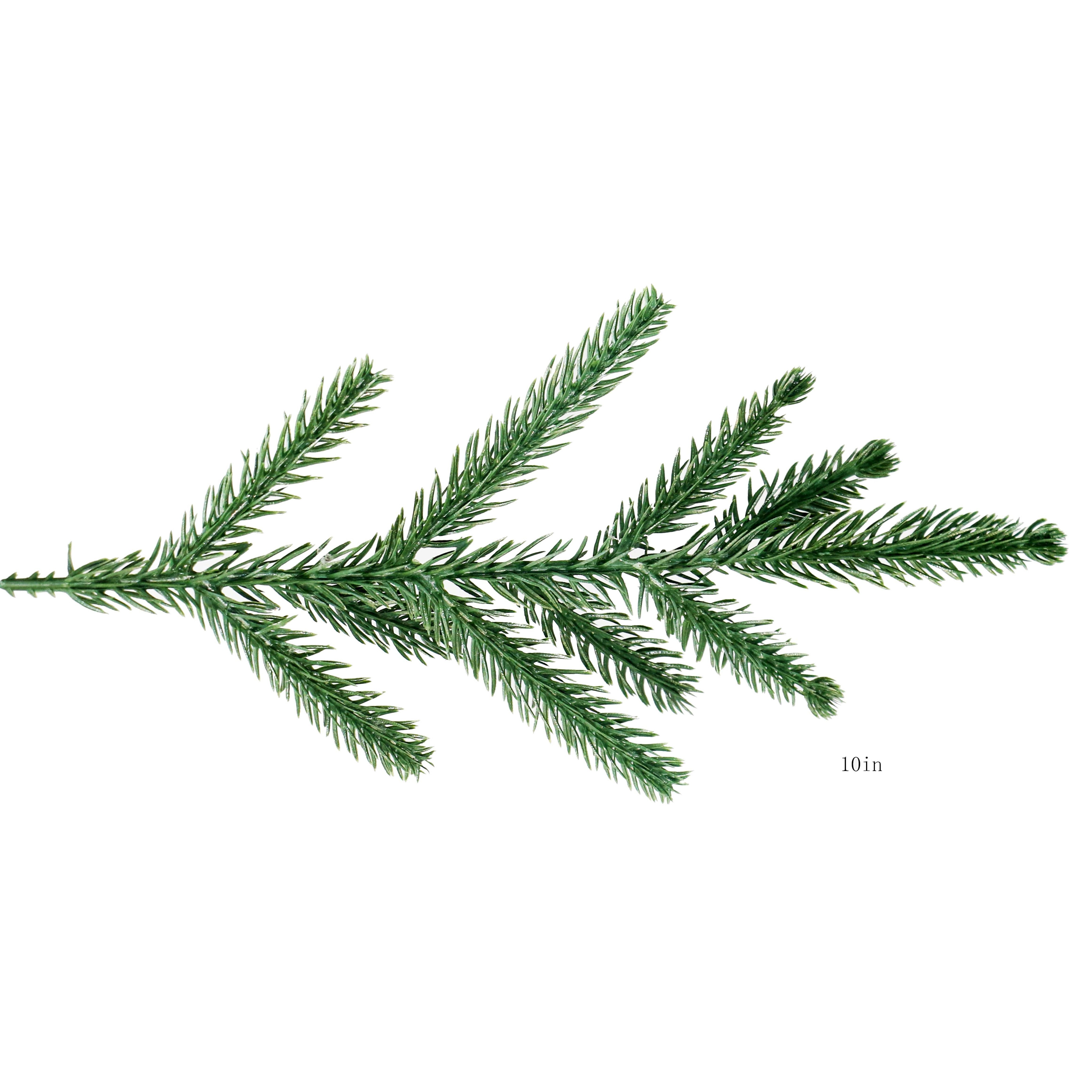 Factory Wholesale Christmas Tree Accessories10 Twigs Pe Tips Pe Christmas Tree Branch