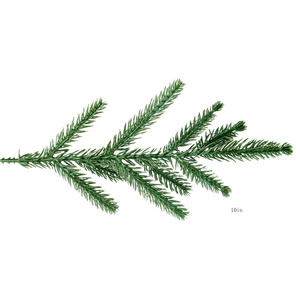 Factory Wholesale Christmas Tree Accessories10 Twigs Pe Tips Pe Christmas Tree Branch