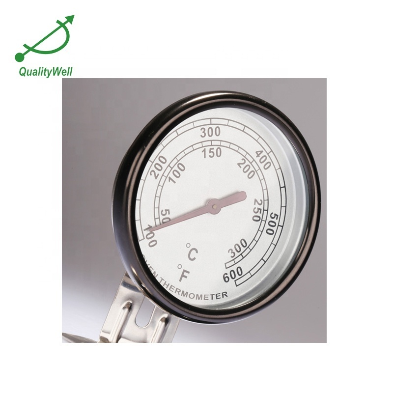 bbq cooking household bimetal kitchen dial thermometer for pizza ovens