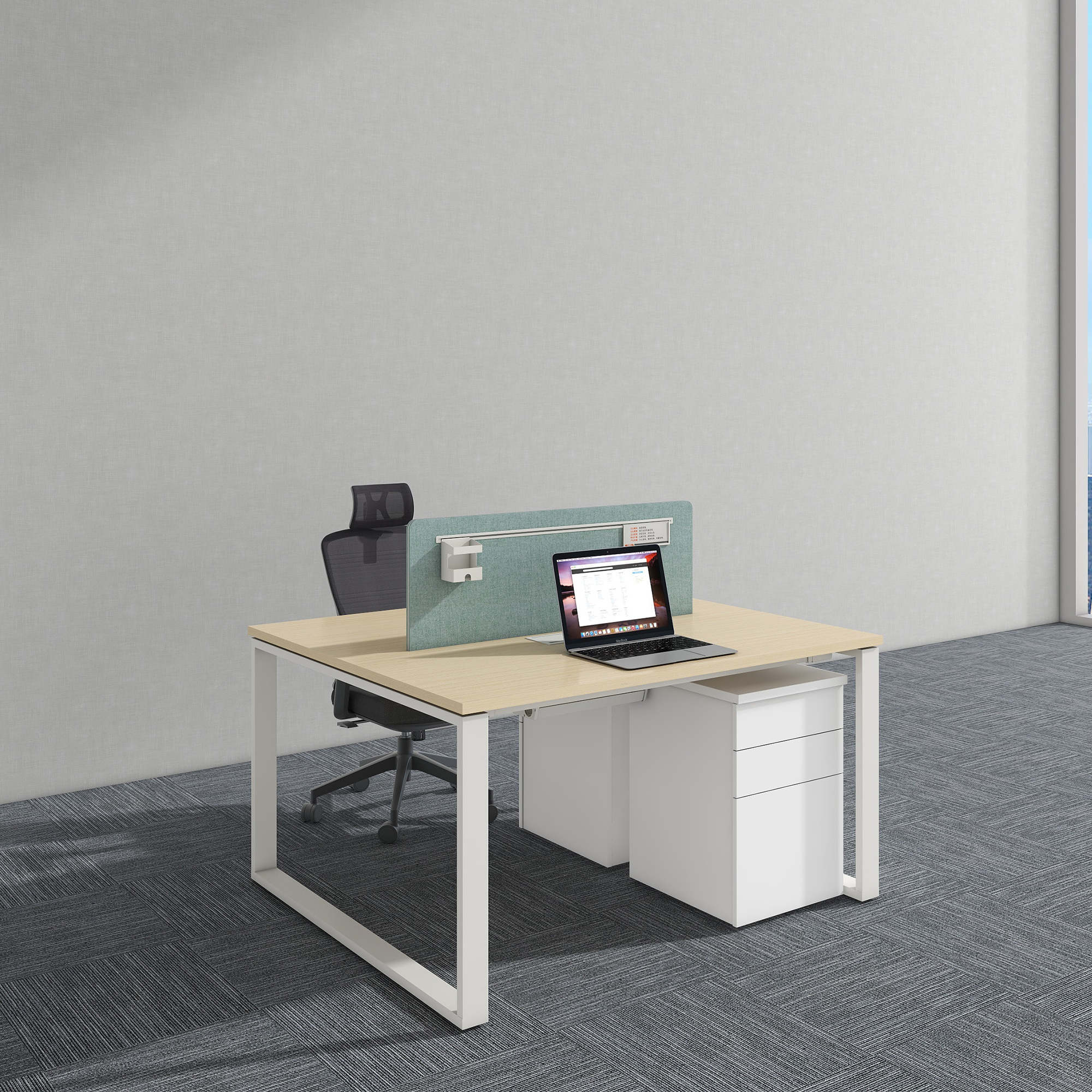 Office Furniture Modern Modular Office Desk 2 4 6 Person Office WorkStation Cubicle For Staff Space