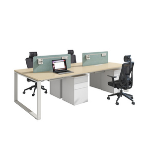 Office Furniture Modern Modular Office Desk 2 4 6 Person Office WorkStation Cubicle For Staff Space